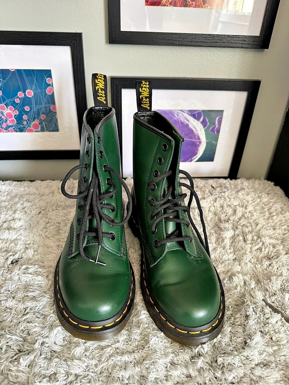Dr. Martens 1460 Green Combat Boots US 5